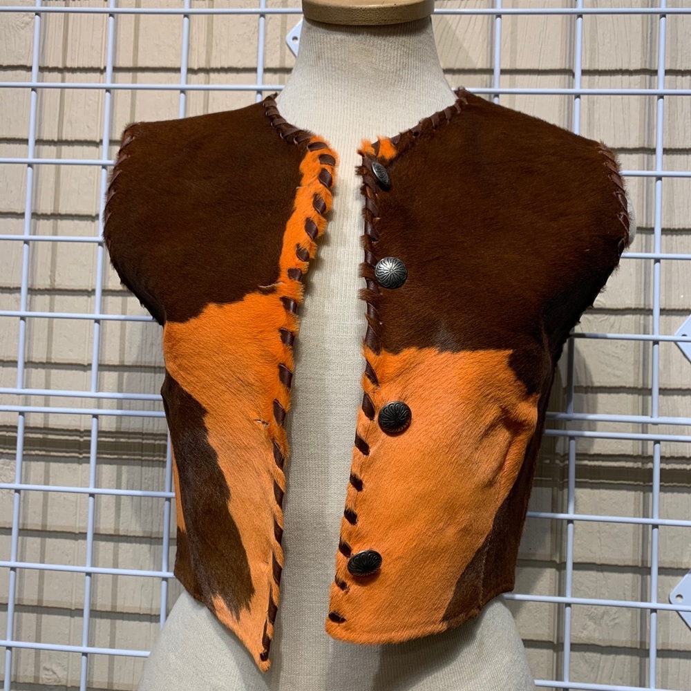 Cowhide vest